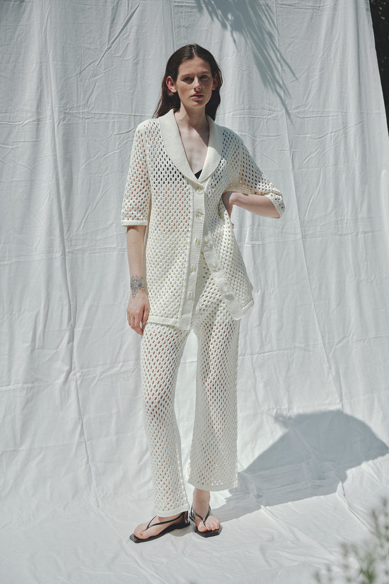 Mesh Knit Pants – Uhr Online store