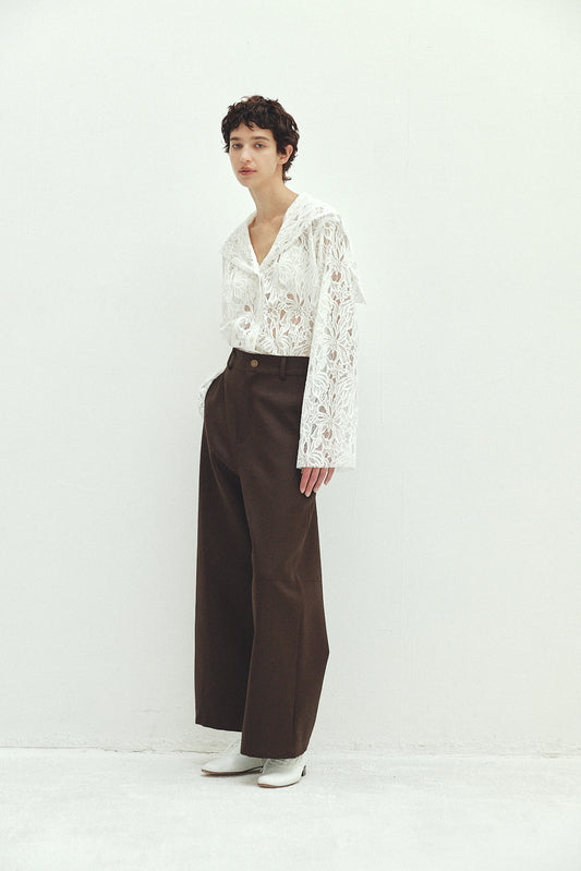 Lace Sailor Collar Blouse