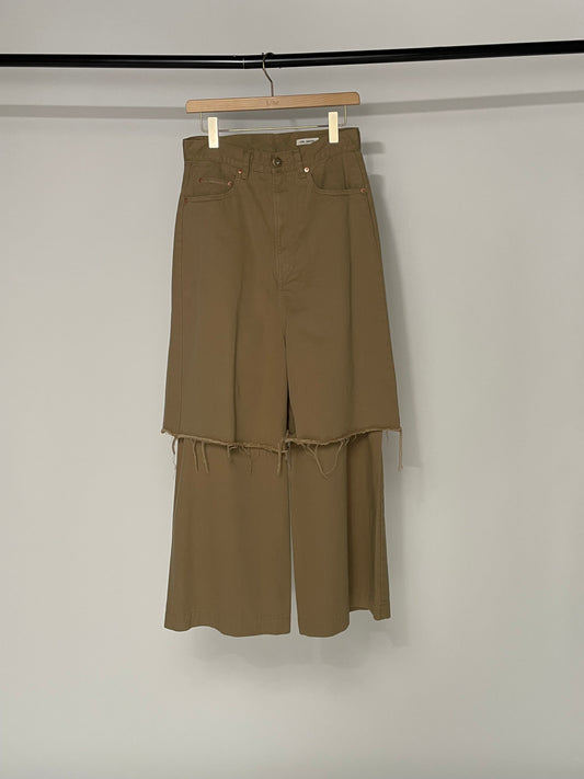 Layered Convertible Chino Pants