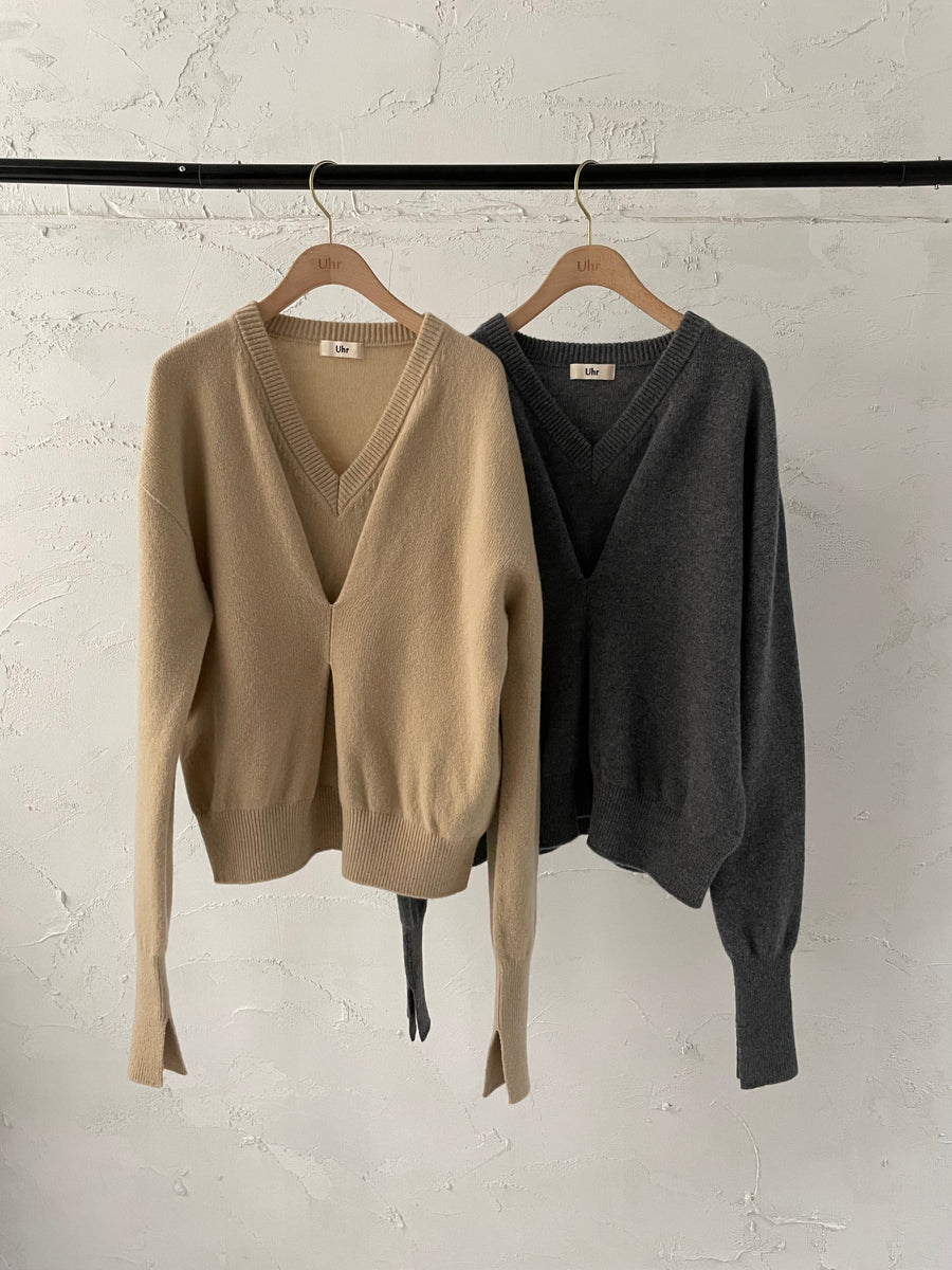 【新品】Uhr Tuck Pullover Knit Tuck Pullover Knit – Uhr Online store