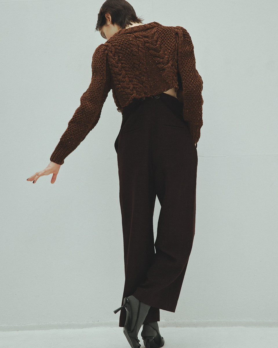 Uhr ウーア　Glitter Tweed Over Pants ツイードパンツ Glitter Tweed Over Pants – Uhr Online store