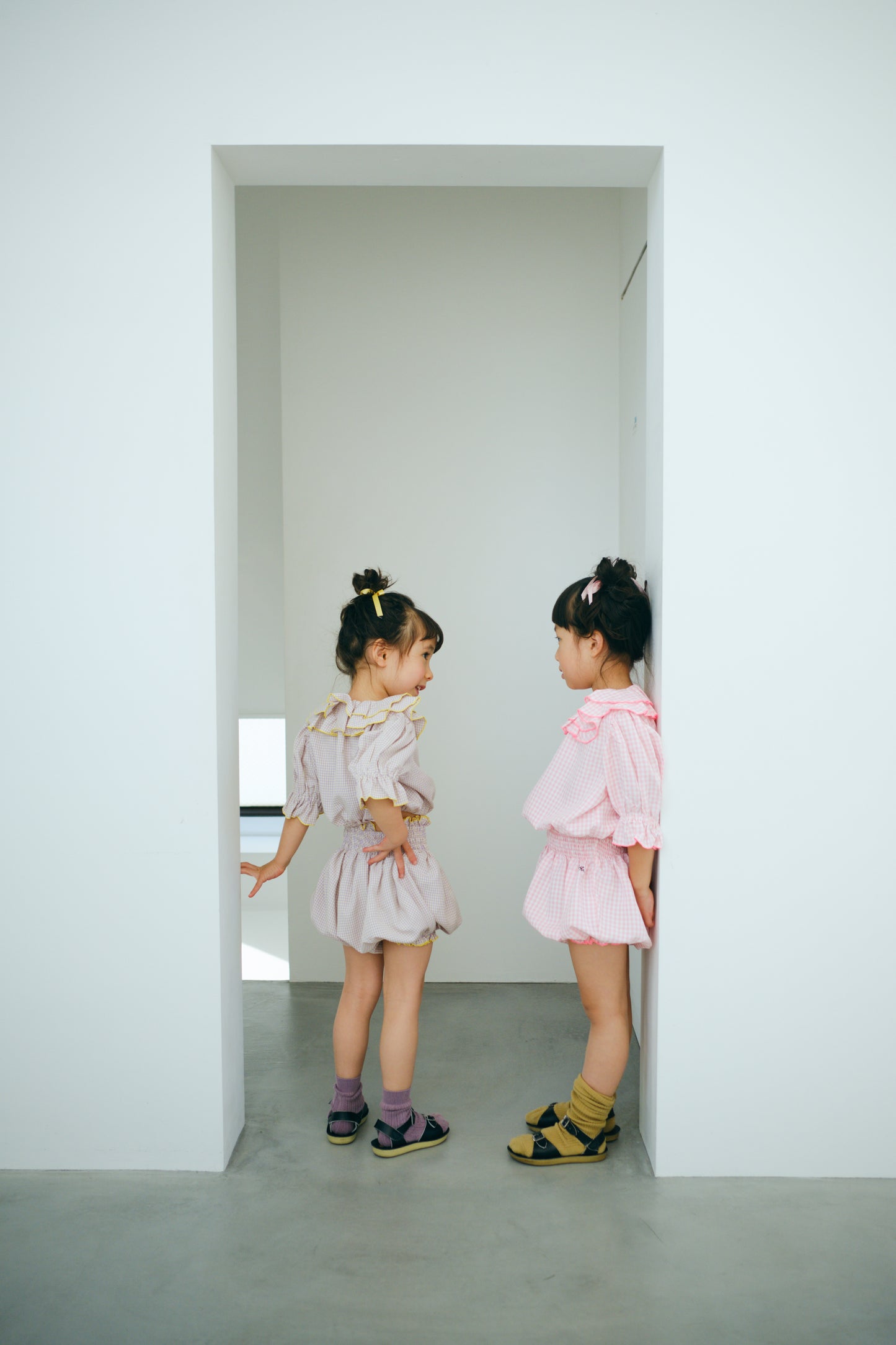 Gingham Tops&Bloomers