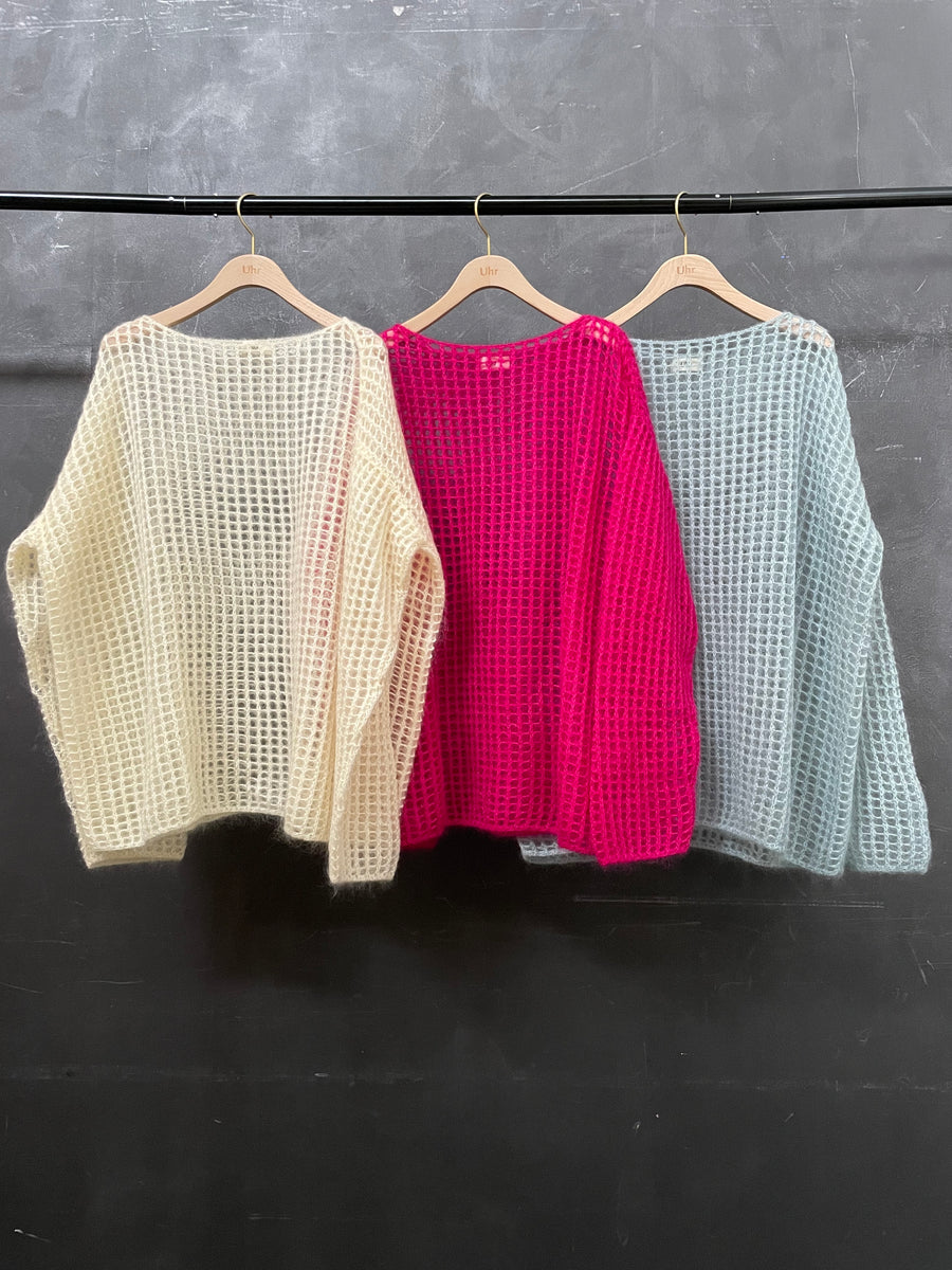 Mohair Pull-over Loose Knit