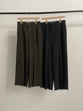 Wool / Silk Striped Pants