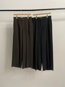 Wool / Silk Striped Pants
