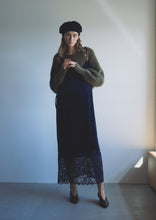 Velor Lace Combi Dress