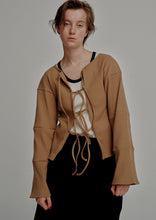 Front Ribbon Cardigan