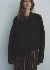 Mohair Mesh Pullover Knit