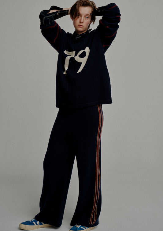 Line Knit Pants