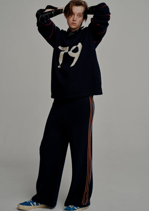 Line Knit Pants