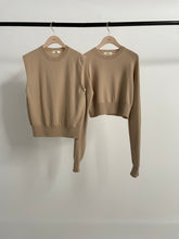 Vest / Pullover Combi Knit