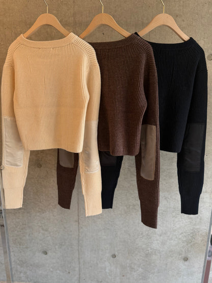 Henlyneck Knit Tops