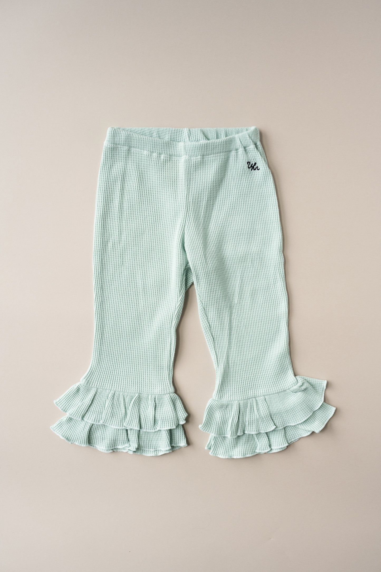 Waffle Frill Pants