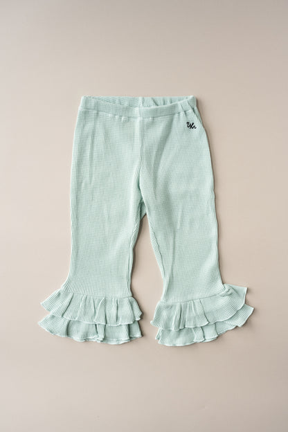 Waffle Frill Pants