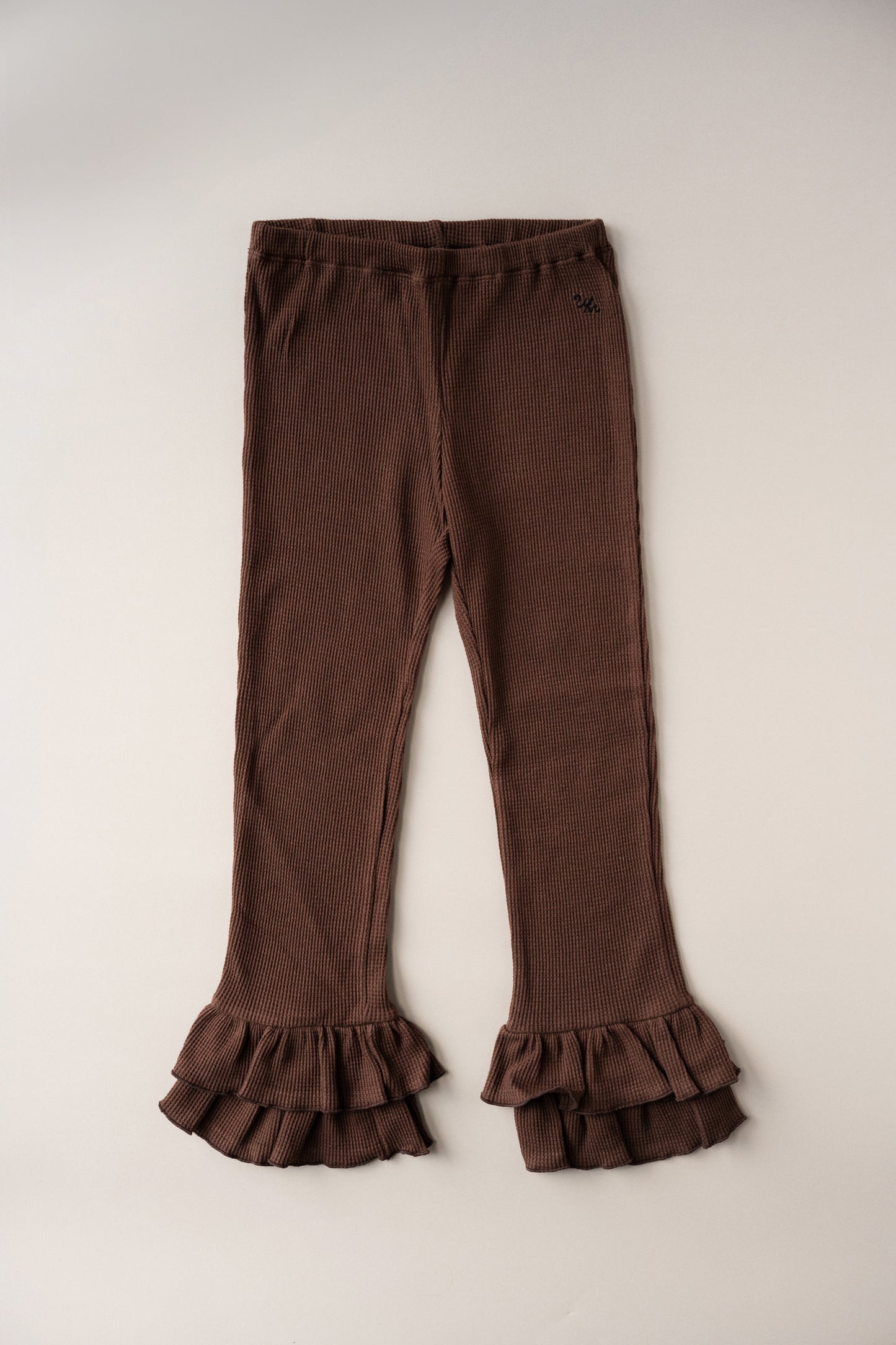 Waffle Frill Pants