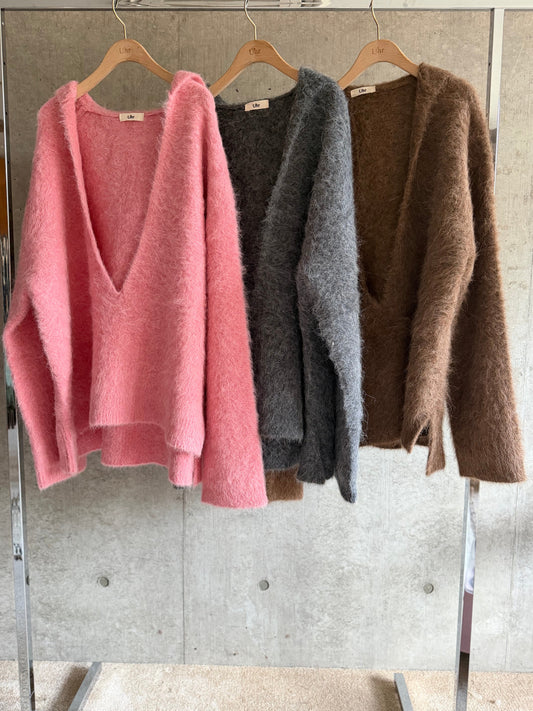 Hooded Knit Pullover
