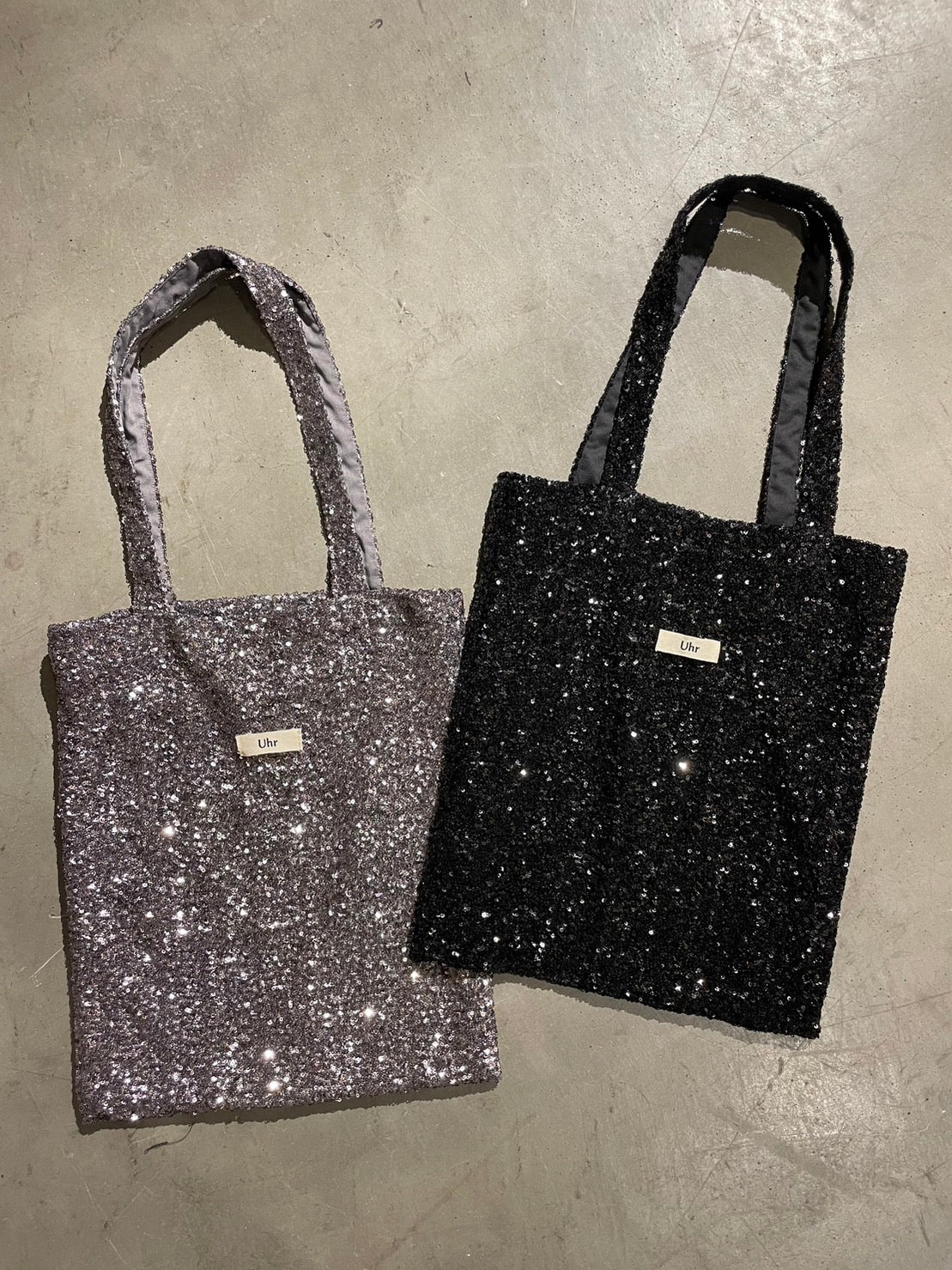 新品 Uhr ウーアSpangle Tote Bag スパンコールトートバッグ - バッグ