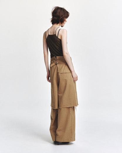 Layered Convertible Chino Pants