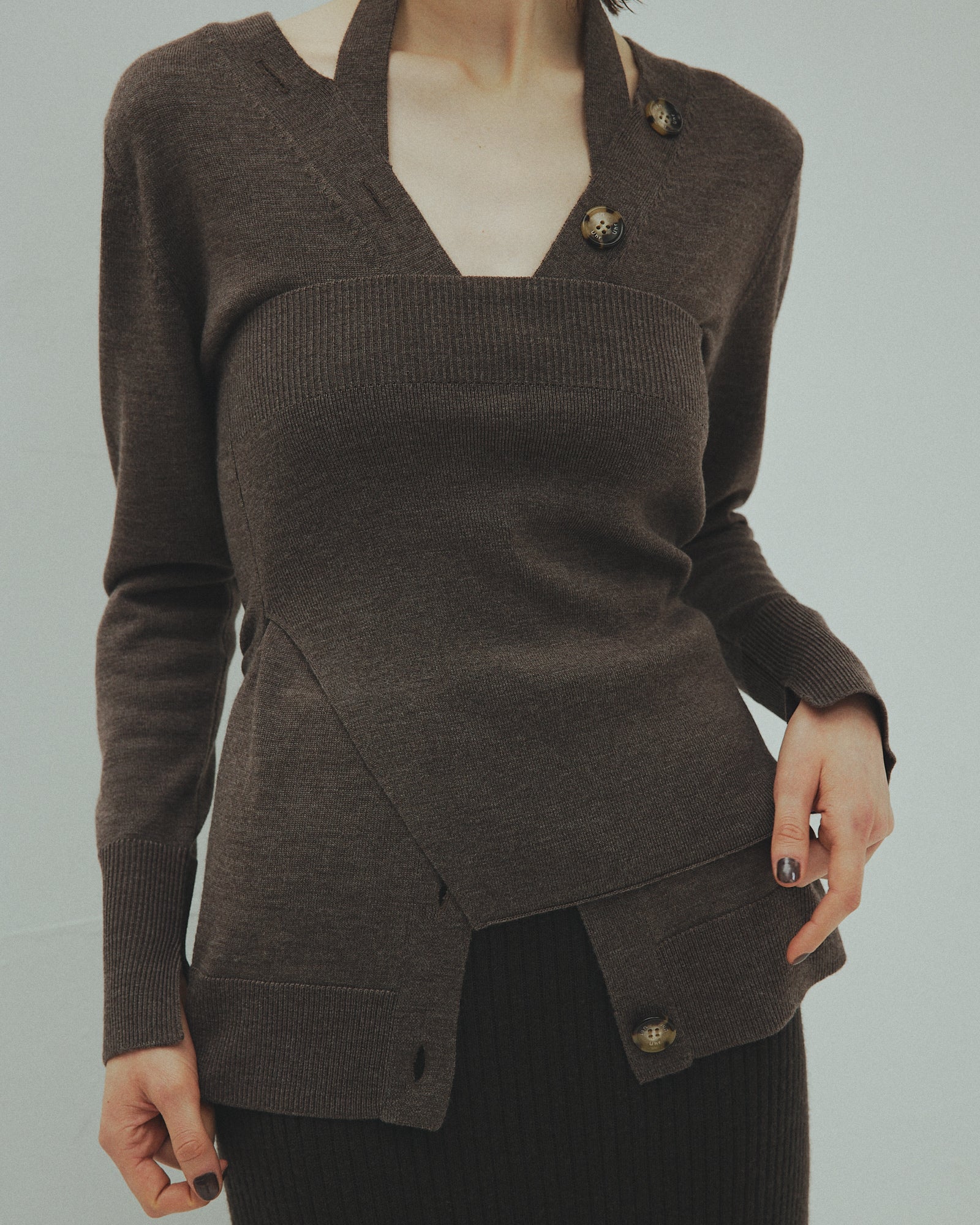 ウェア DMT KR0 KNIT 42 YOKE “ MESHED KNIT SERIES -ONLY ARK- ” 2022SS / スタッフ