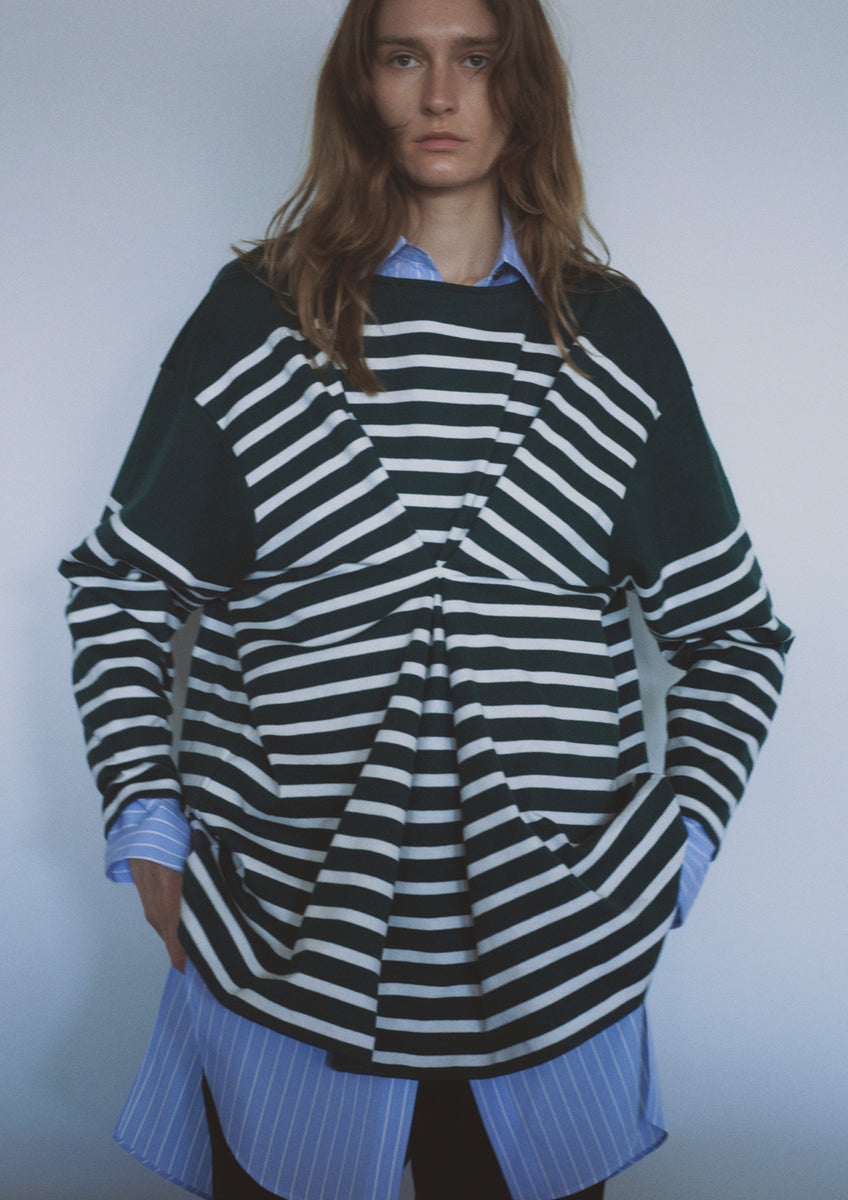 marka BASQUE SHIRT バスクシャツ 1 marka - 30//1 ORGANIC COTTON KNIT BASQUE SHIRT S/S