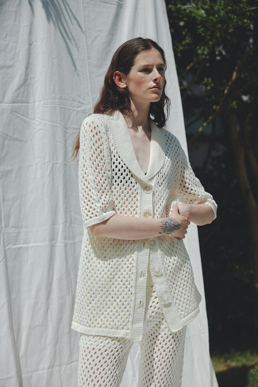 Mesh Knit Jacket