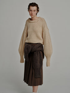 Short Hand Knit Pull-over