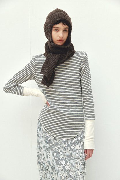 Recycle Wool Muffler Cap