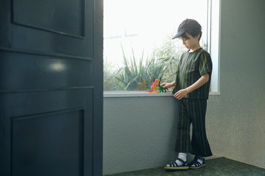 Raschel Stripe Pants
