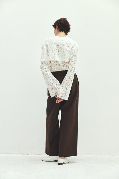 Lace Sailor Collar Blouse