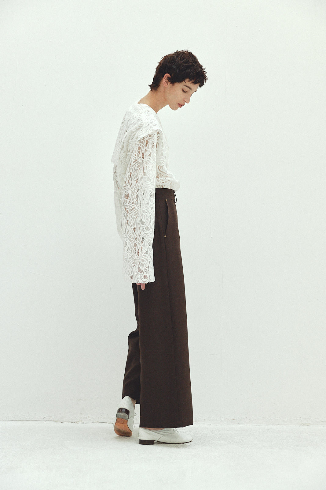 Lace Sailor Collar Blouse