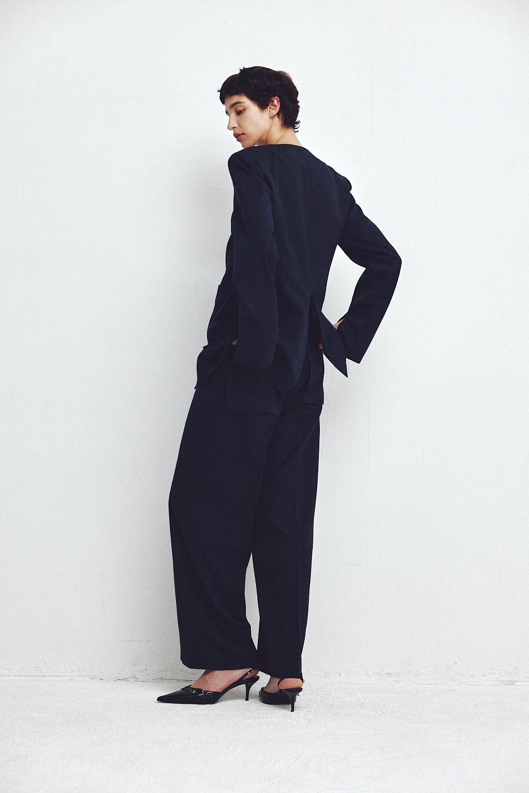 Tailored Straight Pants