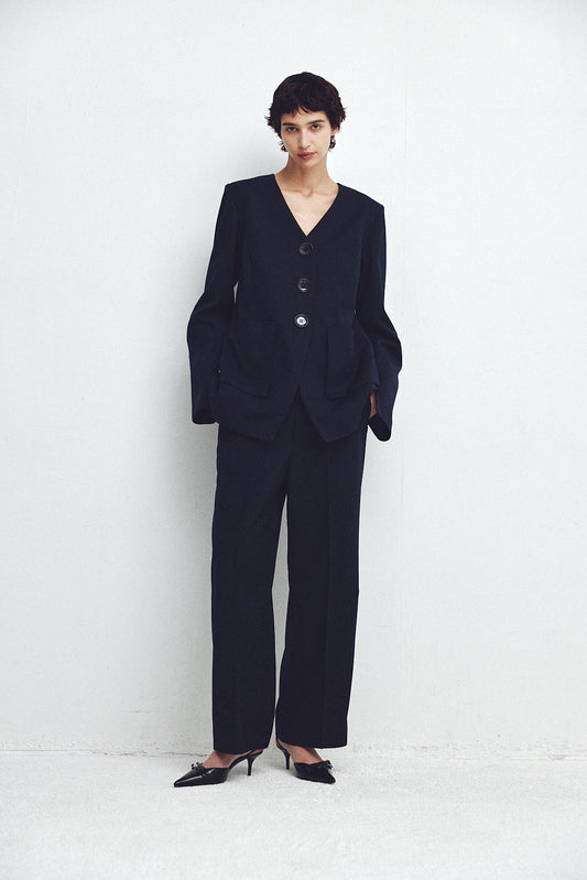 Tailored Straight Pants
