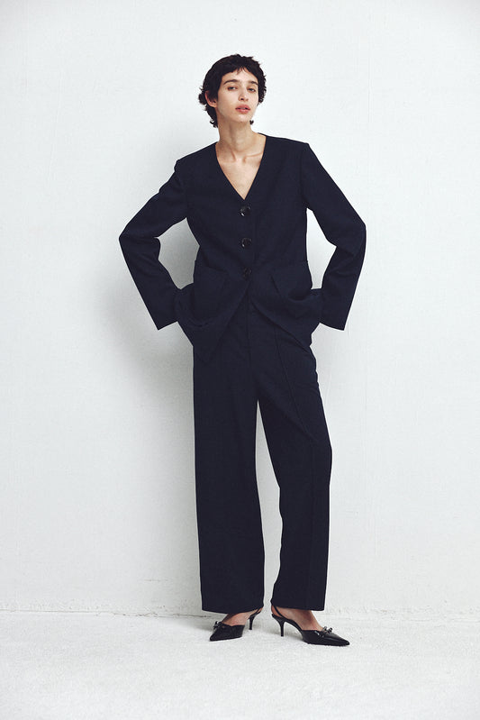 Tailored Straight Pants