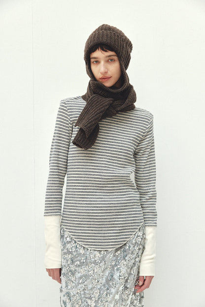Recycle Wool Muffler Cap