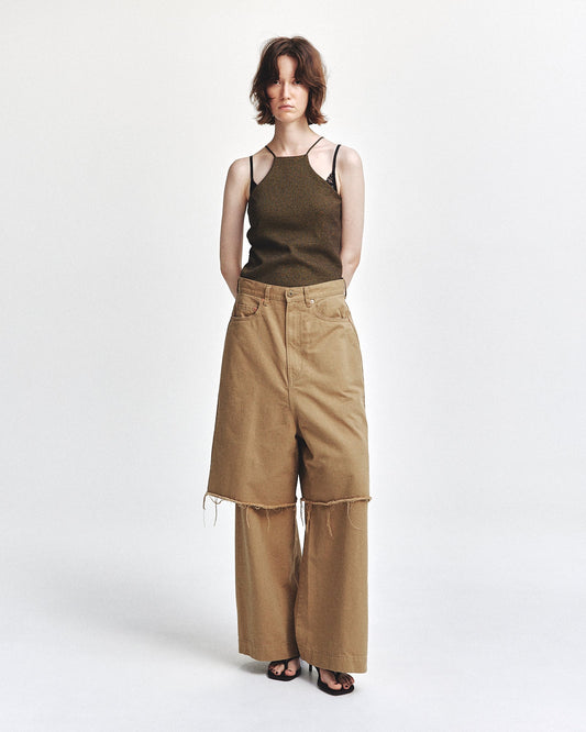 Layered Convertible Chino Pants