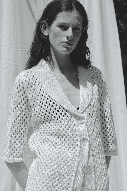 Mesh Knit Jacket
