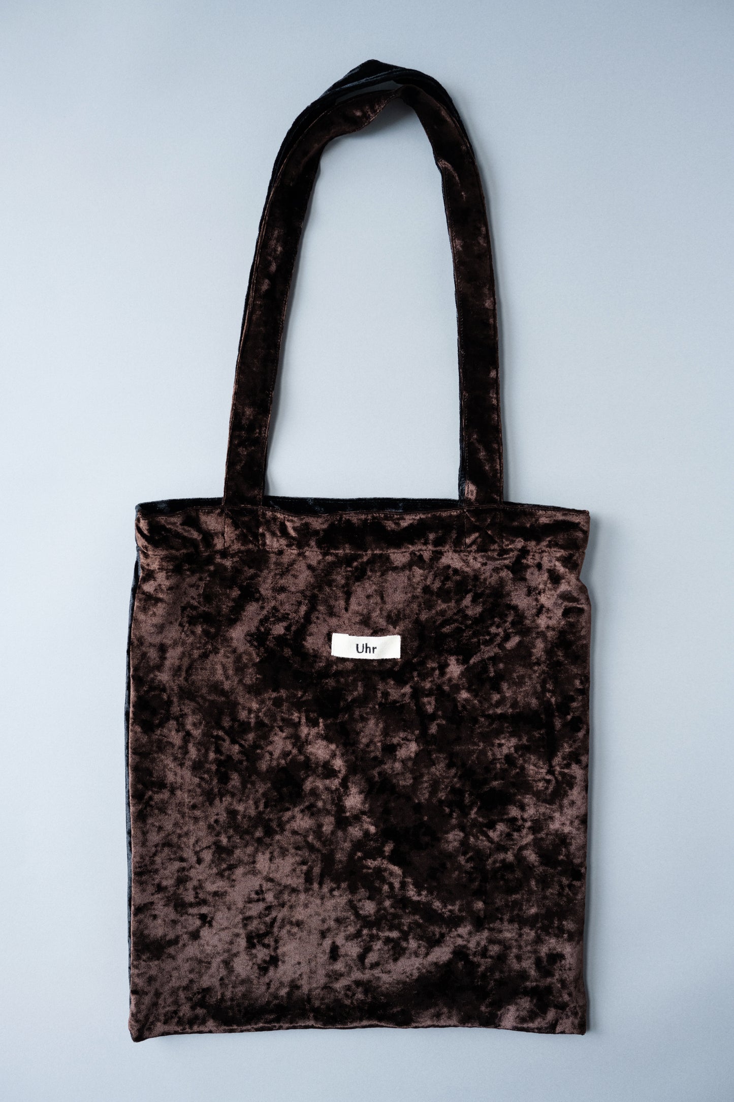Bicolor Velour Tote