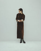 Velor Scarf Dress