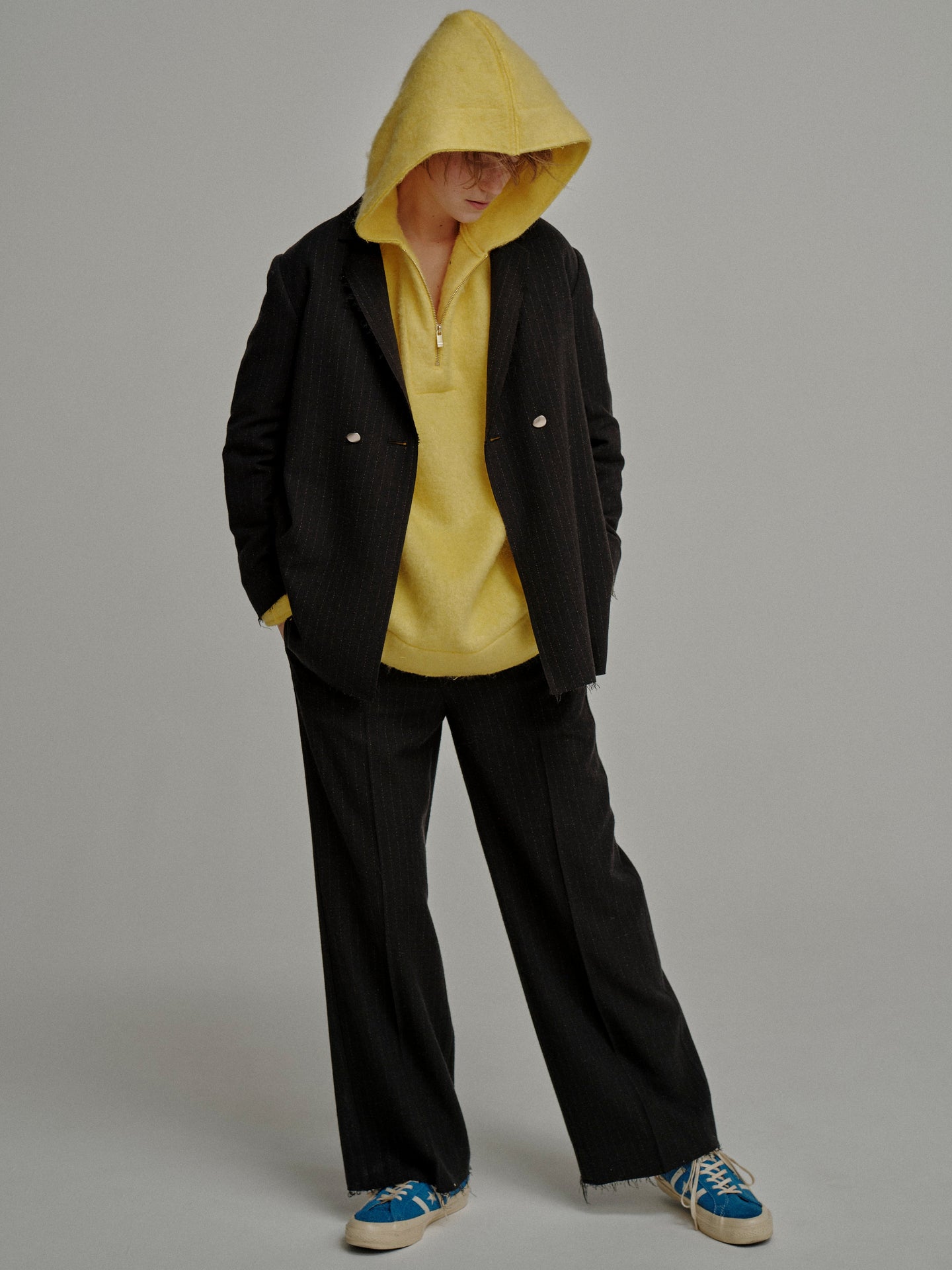 Wool / Silk Striped Jacket