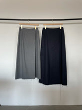Pinstripes Slit Skirt
