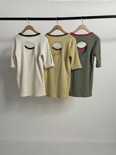 Back Open Rib Tee