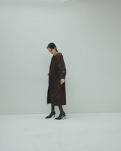 Veagan Leather Dress Coat