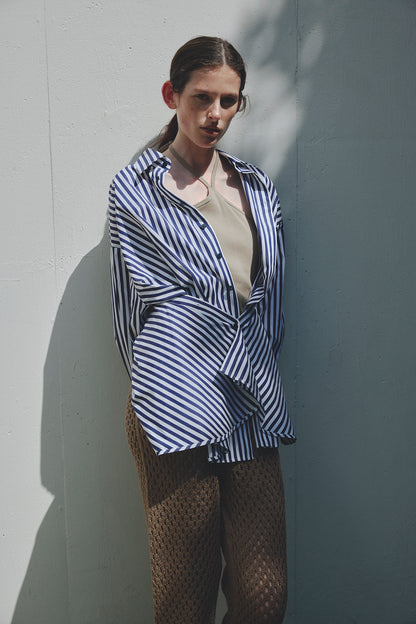 Rib Halterneck Tops & Cardigan