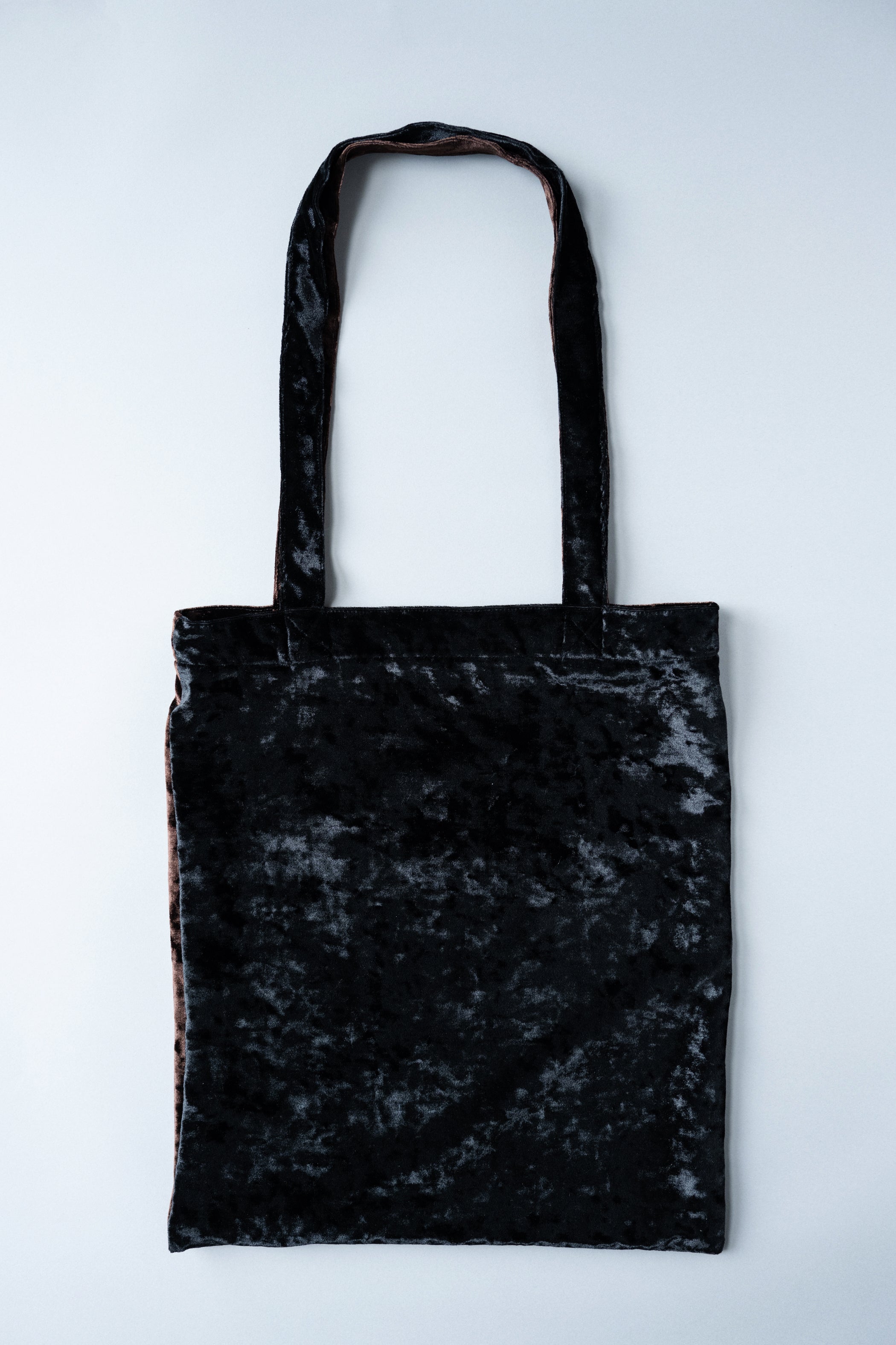 Bicolor Velour Tote – Uhr Online store