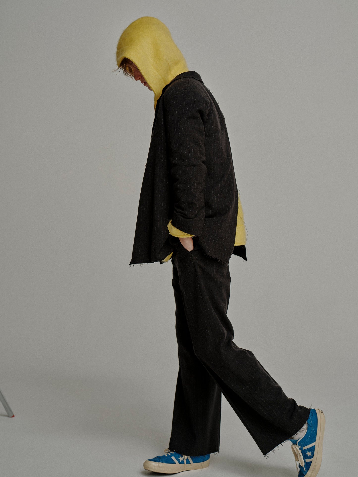 Wool / Silk Striped Jacket