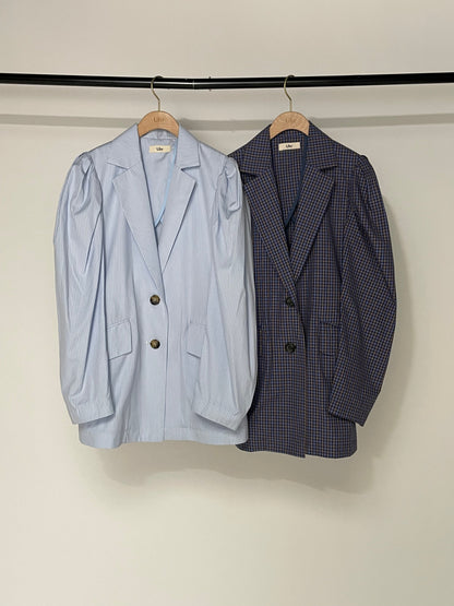Gathered Sleeve Shirt Jacket
