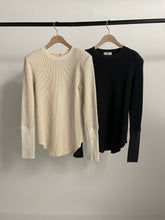 Waffle Long Sleeve Tops