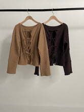 Front Ribbon Cardigan