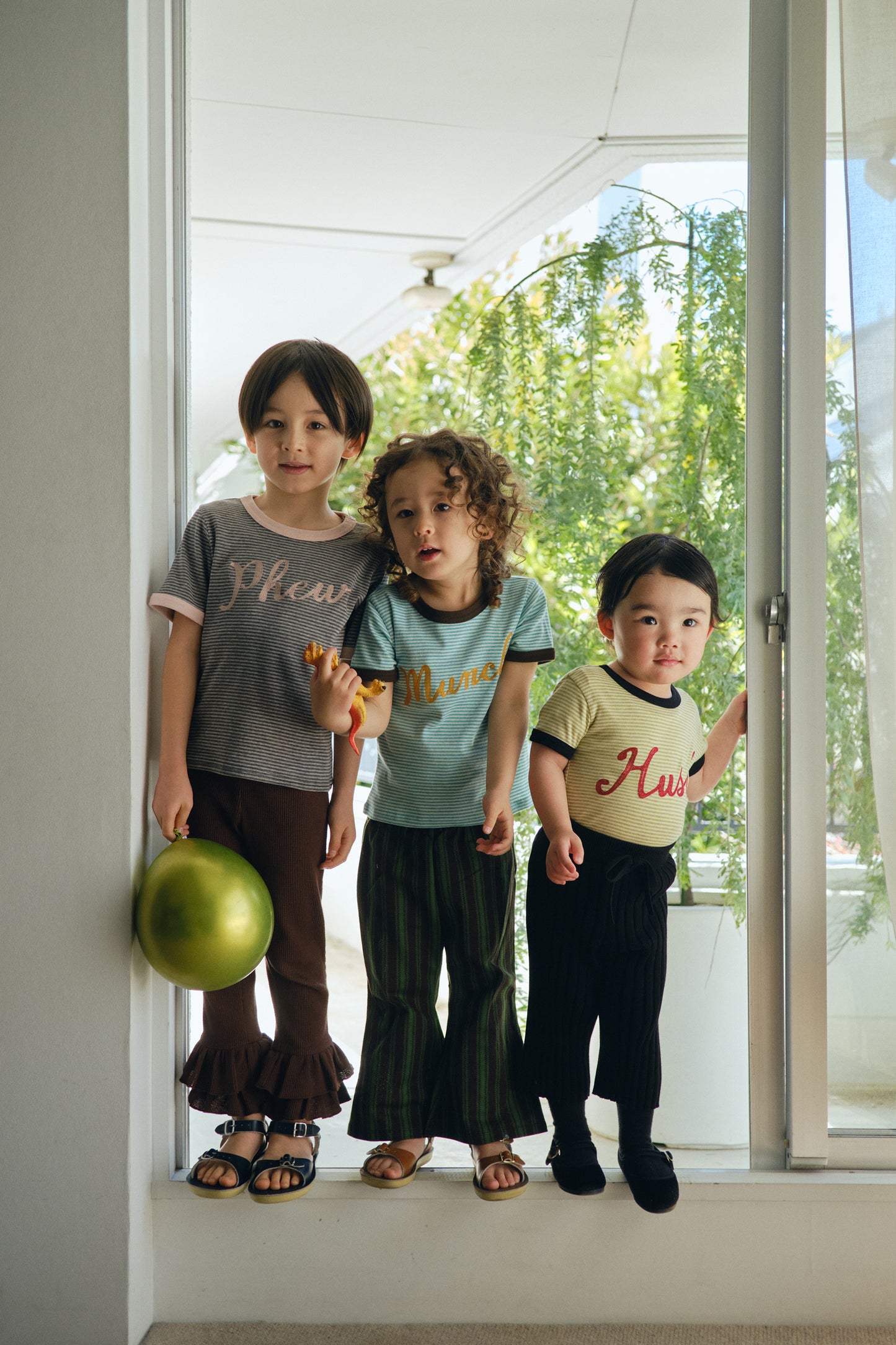 Raschel Stripe Pants