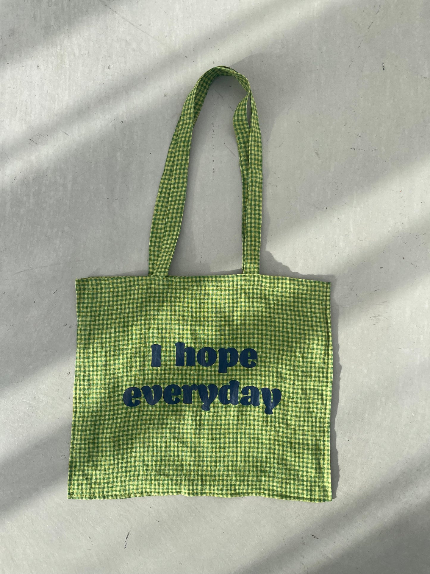 Gingham Message Bag